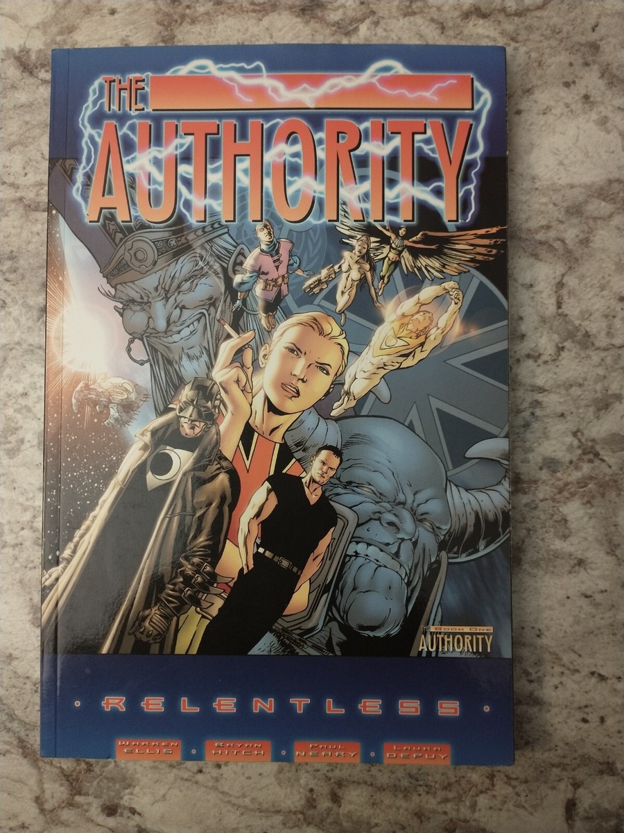 DCコミック 英語版 TPB 9冊セット Authority他 The Authority Book One Relentless TPB GN VF+ Wildstorm DC Comics