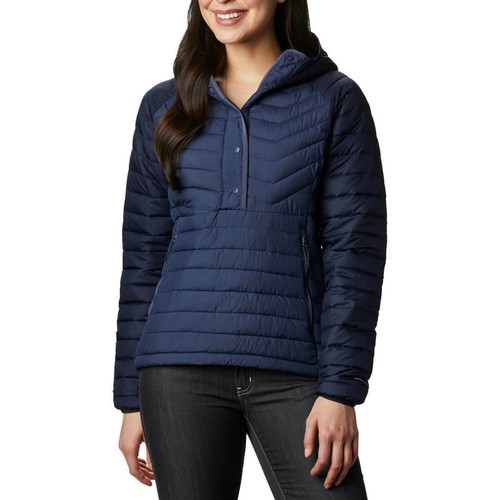 Columbia Women's Powder Lite Insulated Anorak, Large, Gray