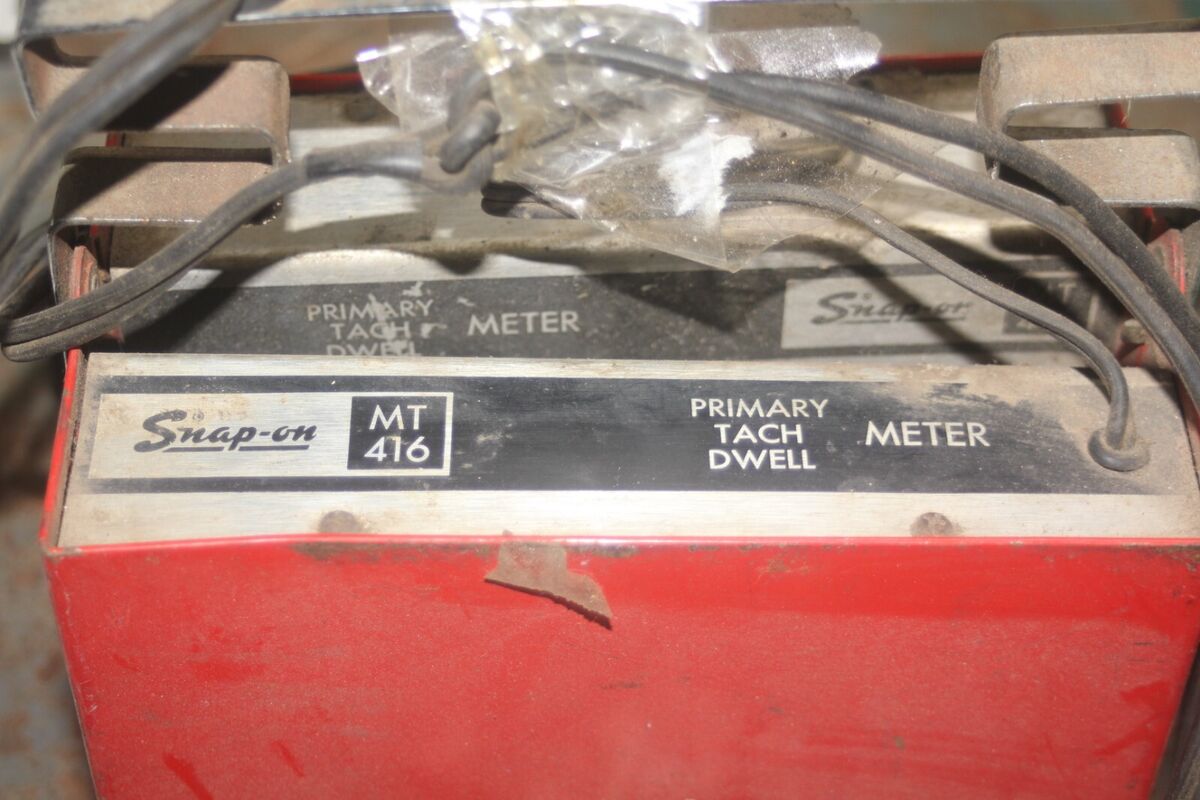 Vintage Snap-On Primary Tach Dwell Meter MT416 | eBay Vintage Snap-On Primary Tach Dwell Meter MT416 | eBay