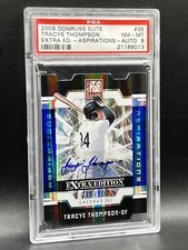 2009 Ex Ed Aspirations Tracye Thompson 75/100 PSA 8 *Pop 1 Highest* White Sox RC