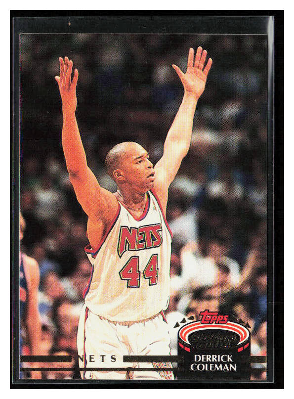 1992 Stadium Club #384 Derrick Coleman