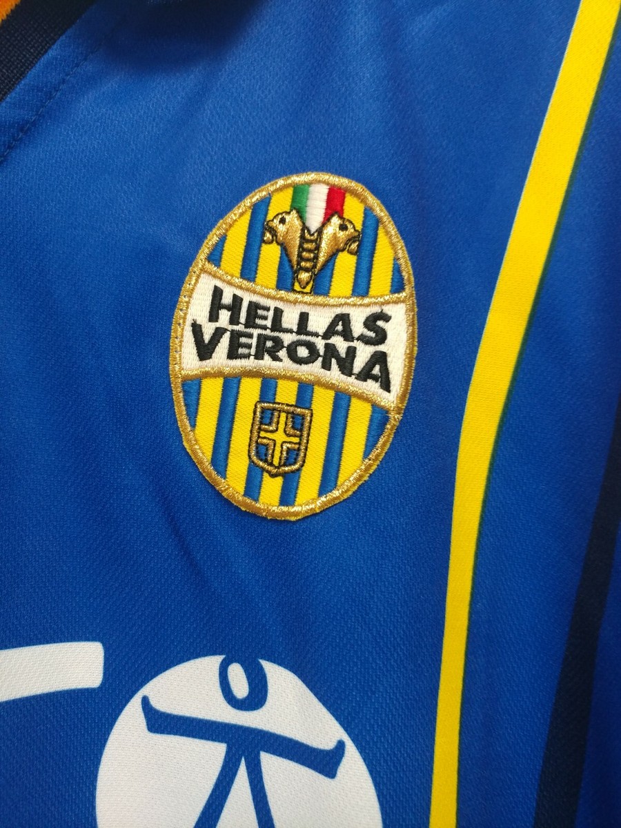 lotto - ベローナ　2000/01 1st　ラウルセン選手　長袖 BNWT Lotto XL 2000-01 Hellas Verona Home Soccer Football