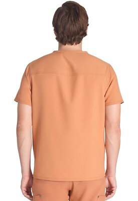 Dickies EDS NXT Scrubs Men's V-Neck Top DK677 GNGW Ginger Glow