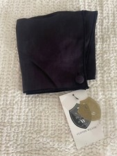 Clifton Wilson Men's Pocket Square Cotton Navy Solid Linen NWT