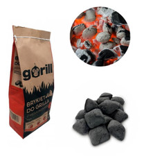 Real Charcoal Briquettes for BBQ - 2-10kg, Perfect for Barbecue & Restaurant Use