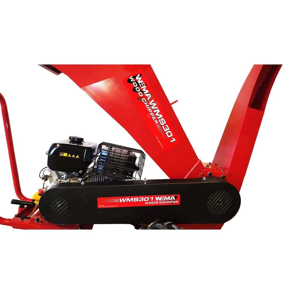 Holzhacker  Gartenhäcksler Benzinmotor 18 PS Schredder Holzschredder WMS 301 TOP - Bild 4 von 4