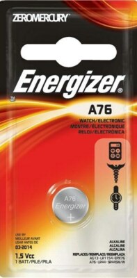 Energizer LR44 AG13 A76 Alkaline Button Cell Battery 