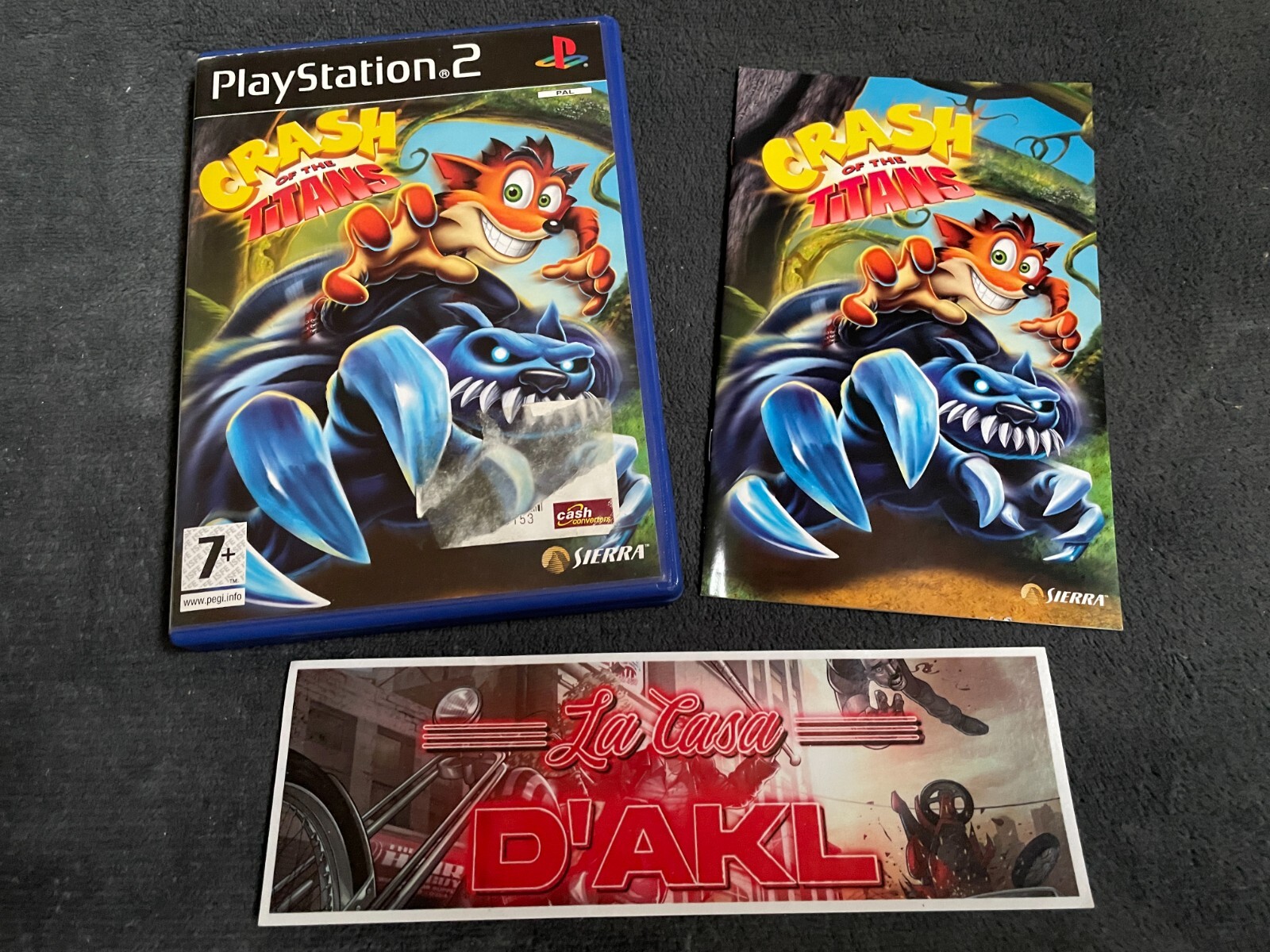 Crash of the Titans complet sur Playstation 2 - PS2 FR TBE