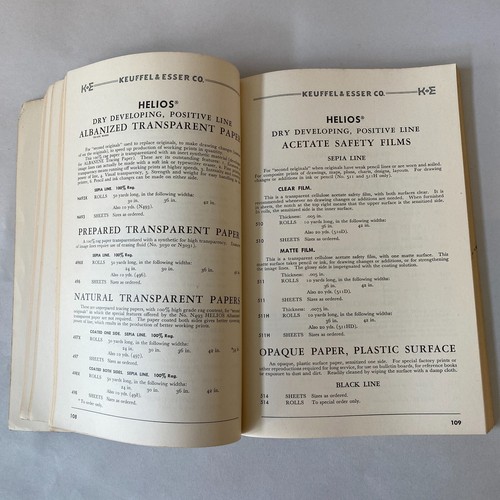 1954/55 Keuffel & Esser Co. Catalog 42nd Ed. Parts 1 & 2 Surveying Engineering - Picture 11 of 24