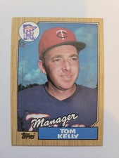 1987 TOPPS TOM KELLY #618 NM