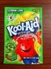 5 Packs of Kool Aid LEMON LIME Flavor Drink Mix Packet NEW Gluten Free FREE SHIP