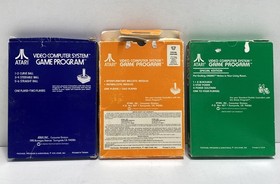 Atari 2600 Bundle: Missile Command, Bowling & Casino (CIB)