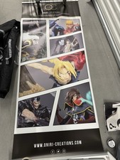 edward elric character aluminum base for a retractable banner stand
