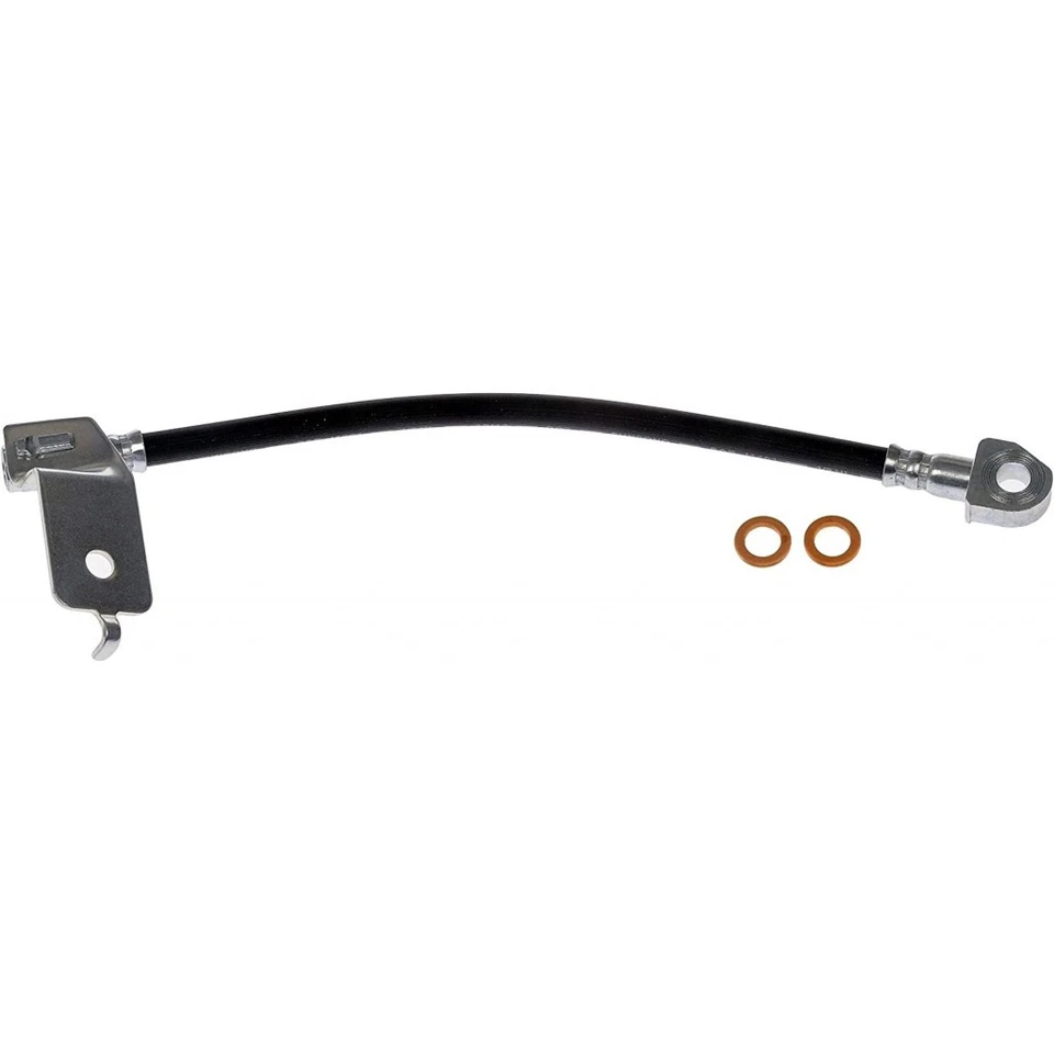 For Mercury Grand Marquis 1992-1997 Brake Hose | Stamped Steel Bracket | Black - Image 2 of 4