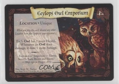 2002 Harry Potter TCG - Diagon Alley Eeylops Owl Emporium #7