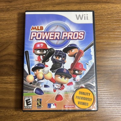 MLB Power Pros (Nintendo Wii, 2007) Hollywood Video Cover Art Backing No Manual