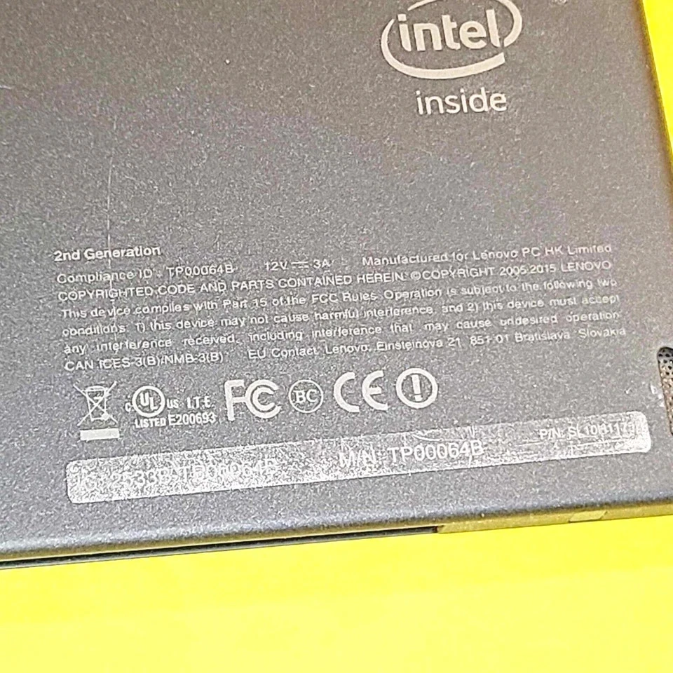 *DEFECTIVE* LOT 2X LENOVO THINKPAD 10 TABLET IPS LCD 10.1" WINDOWS INTEL ATOM - Image 3 of 4