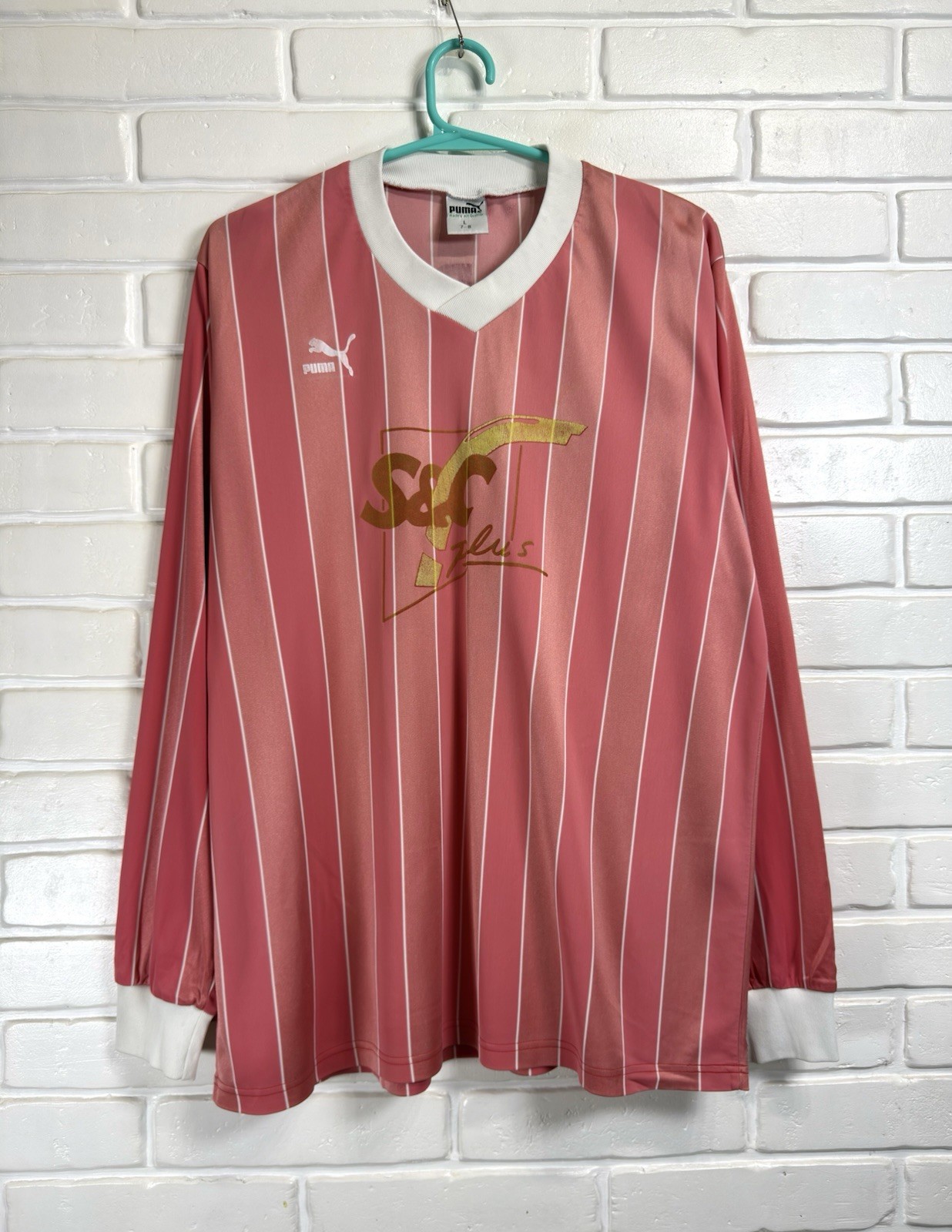 Vintage Puma FC NARVA BERLIN Made WEST GERMANY Player 11 MEN Jersey Shirt Soccer