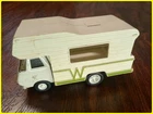 Vintage Tonka Toy Tiny No. 800 Winnebago Camper Motorhome Green White Van Truck