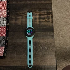 Garmin Forerunner 265 GPS Running Smartwatch - Aqua/Black 