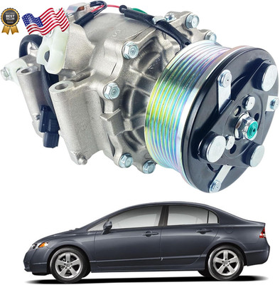 Car AC Compressor Compatible with 2006 2007 2008 2009 2010 2011 Honda Civic