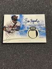 Jason Heyward 2014 Topps Tier One Game Used Patch Auto /99 Atlanta Braves Legend