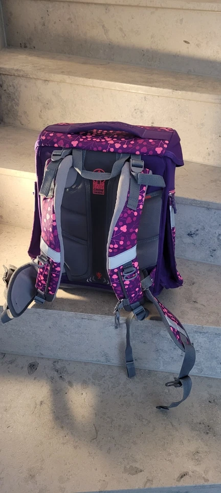 Step by Step, Ranzen, Rucksack, Schulranzen "Butterfly Night", 4-teilig - Bild 3 von 4