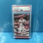 Topps 2017 Mike Trout #20 Leaving Dugout PSA 9 Angels MLB Base Card