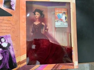 1994 Hollywood legends Barbie as Scarlett O'Hara red party dress