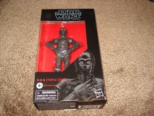 NIB 2018 6  0-0-0 TRIPLE ZERO STAR WARS BLACK SERIES ACTION FIGURE HASBRO  89