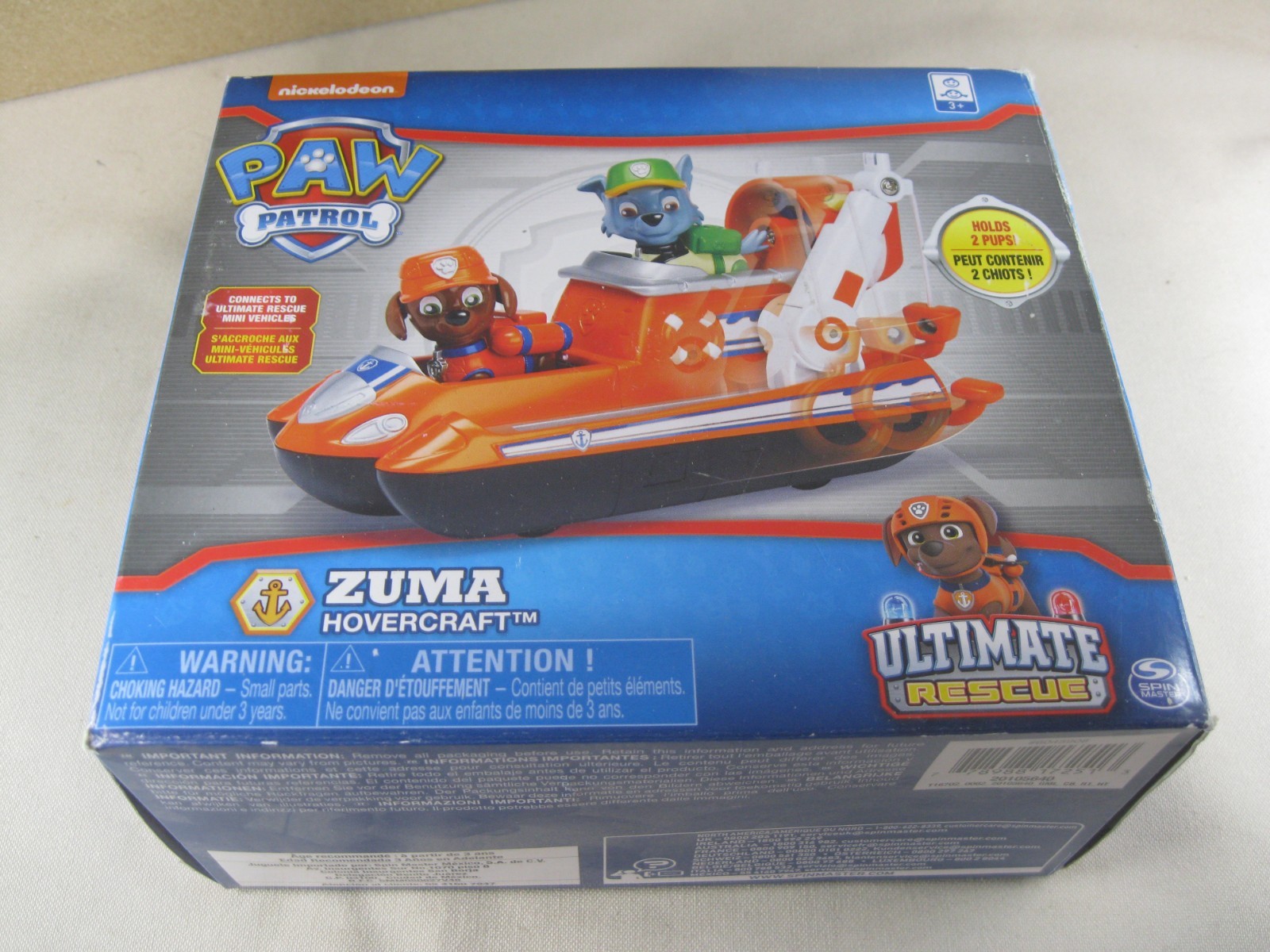 Nickelodeon Paw Patrol Ultimate Rescue Zuma Hovercraft New i