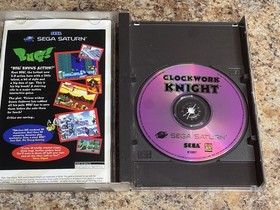 Clockwork Knight Sega Saturn CIB Complete Tested & Works **Case Damaged**