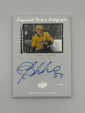 2019-20 Ice Exquisite Collection 2009-10 Rookie Tribute /99 Dante Fabbro Auto