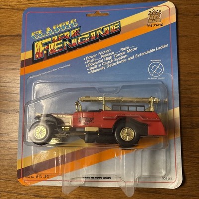 Classic Fire Engine Power Friction, Push..Release..Race NEW in Package Toy State