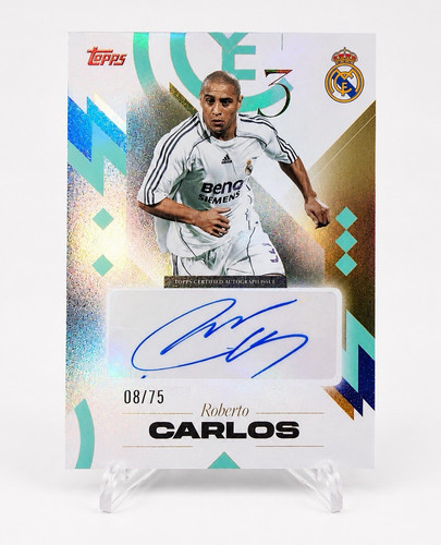 Topps Roberto Carlos Los Blancos Autograph Real Madrid LB-RC 08/75 2025/26