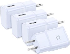 4 Pack 2A Fast USB Wall Charger For Samsung Galaxy A13 A21 A14 A15 A02s Adapter