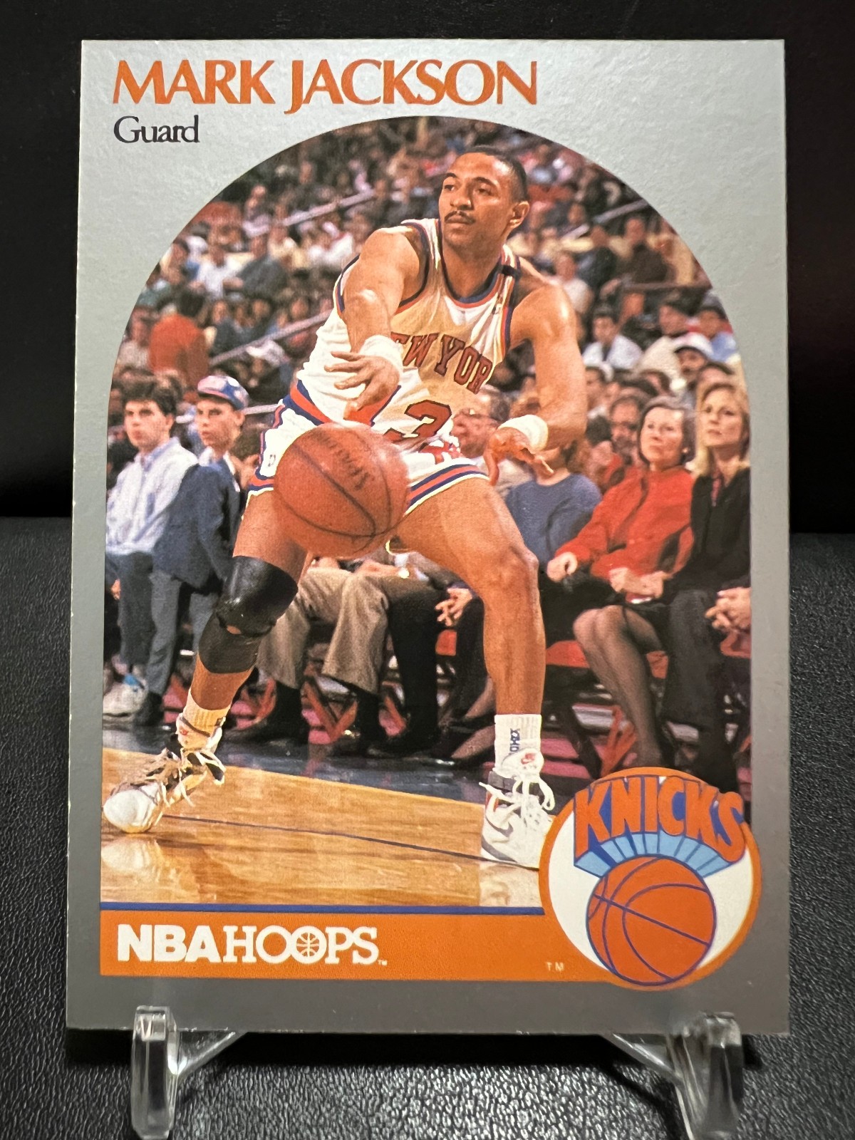 1990-91 NBA Hoops Basketball Mark Jackson #205 Menendez Brothers Front Row