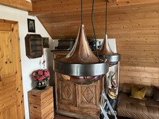 2 Designerhängelampen 50/60er Jahre, Marke: Stilnuovo Mailand