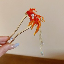 Chinese Style Faux Pearl Tassel Hairpin Fashion Hairpin High-End Hair Accessory