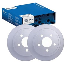 2x HELLA PAGID BREMSSCHEIBEN Ø285mm HINTEN passend für JEEP CHEROKEE WRANGLER 54