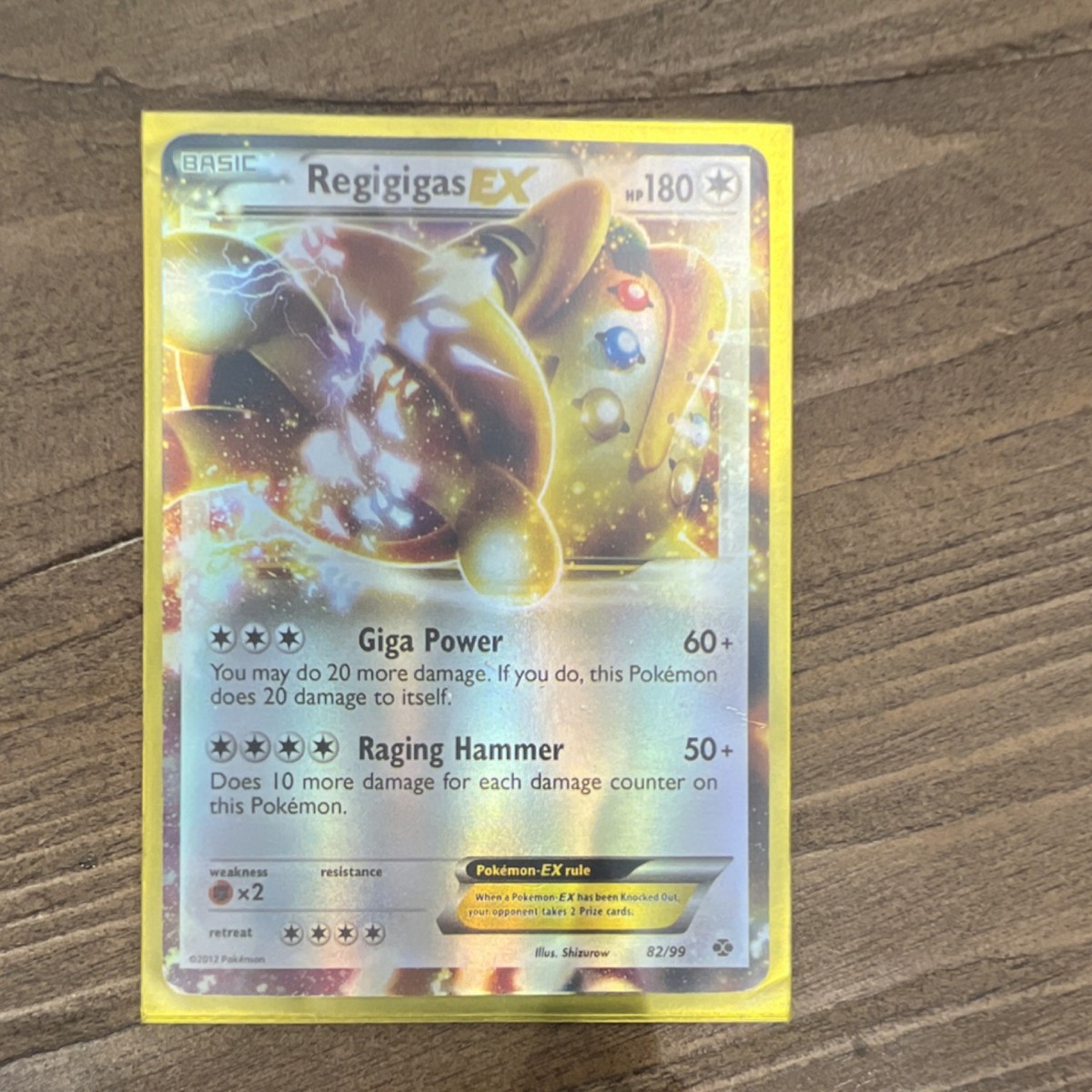 Pokmon Regigigas EX Ultra Rare Full Art Holo Next Destinies 82/99 HP 180 Card | eBay Pokmon Regigigas EX Ultra Rare Full Art Holo Next Destinies 82/99 HP 180 Card | eBay