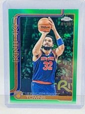 2025-26 Topps Chrome Karl-Antony Towns Green #01/99