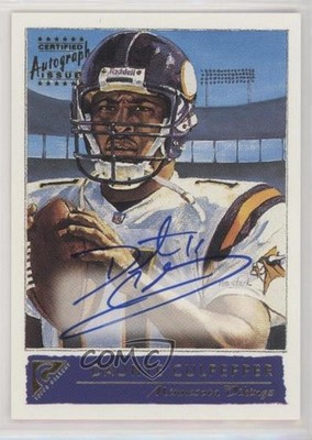 2001 Topps Gallery Daunte Culpepper #DC Auto ge2
