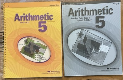Abeka Arithmetic 5 Work-text Answer Key & Teacher Quiz, Test, & Speed Drill Key
