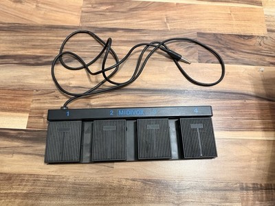 EXCELSIOR MIDIVOX III 4 BUTTON FOOT PEDAL FOR ACCORDION [TESTED, WORKING]