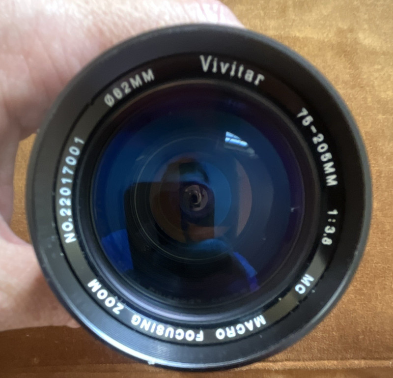 Vivitar MC 75-205mm f/3.8 Macro Focusing Zoom Lens Pentax K 62mm