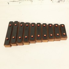 Unbranded Individual Resonator Bells Sharps Set of 10 Black  Red