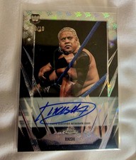 Rikishi AUTO #10/10 2026 WWE Topps Chrome Logofractor WRESTLEMANIA Exclusive