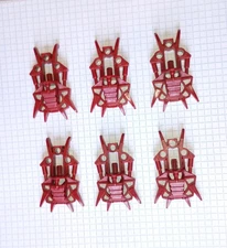 6 Bionicle Lego 53542 Foot Toa Inika Clawed Dark Red Genuine Lego retired Hero