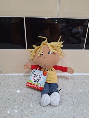 Charlie & Lola CBeebies TV Show Spielzeug bewegliche Figur Plüsch